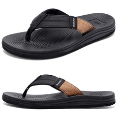 Quicksurf Men's Classic Flip Flops - Minimalist Sandals with Comfort Arch