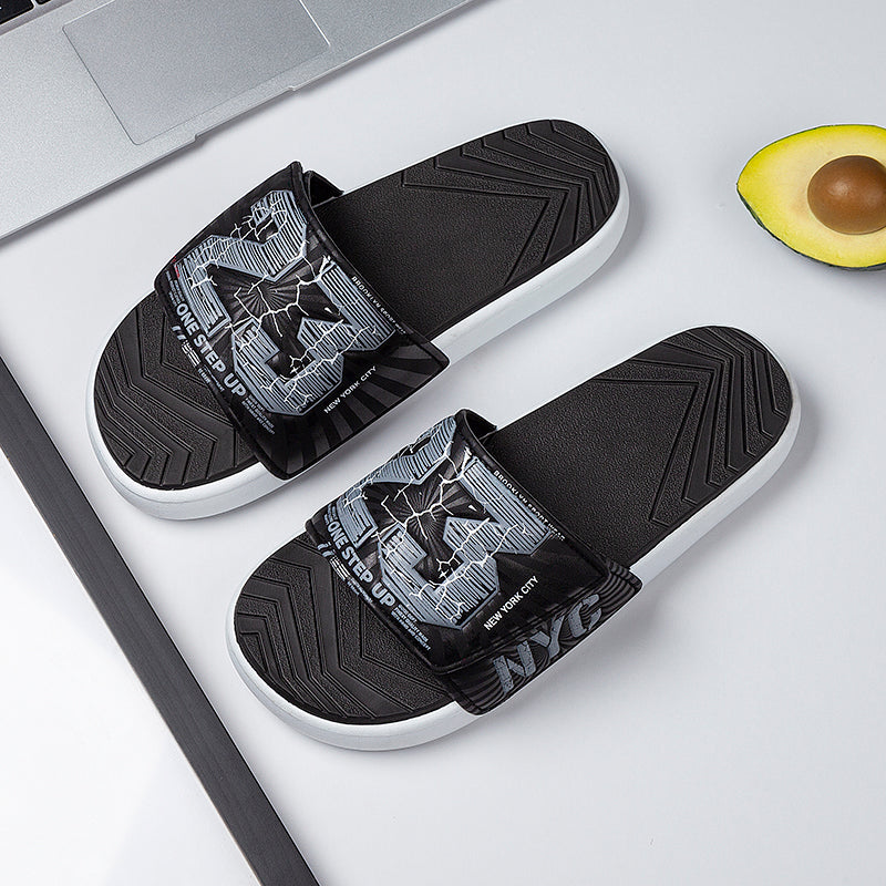Quicksurf Men's Lucky 23 Dolphin Slide Sandal