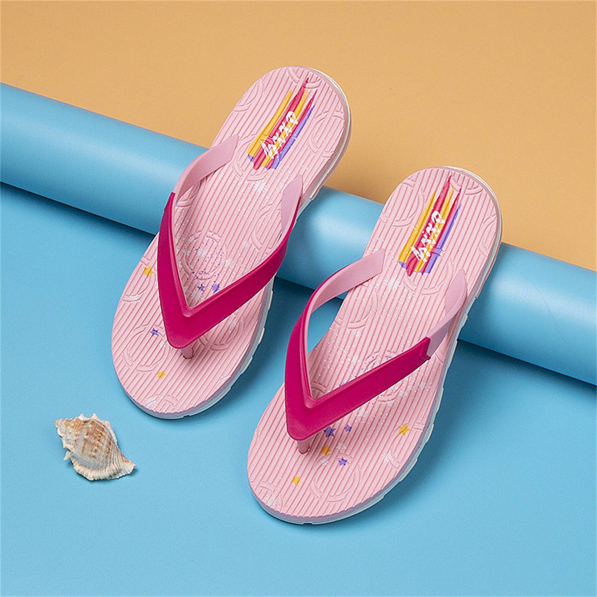 Quicksurf Women's Stellar Flip Flops - Arch Support Star Edition