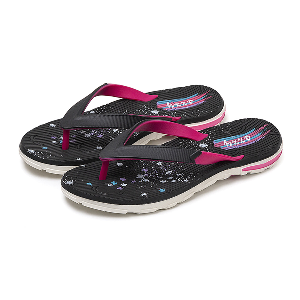 Quicksurf Women's Stellar Flip Flops - Arch Support Star Edition