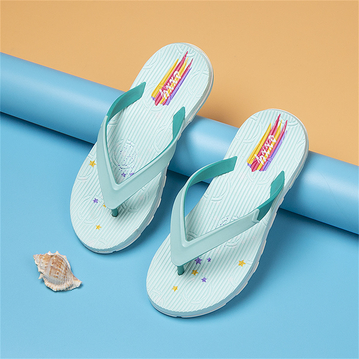 Quicksurf Women's Stellar Flip Flops - Arch Support Star Edition