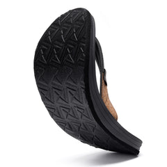 Quicksurf Men's Classic Flip Flops - Minimalist Sandals with Comfort Arch