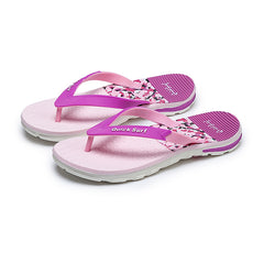 Quicksurf Women's Tropical Flip Flops with Comfort Arch