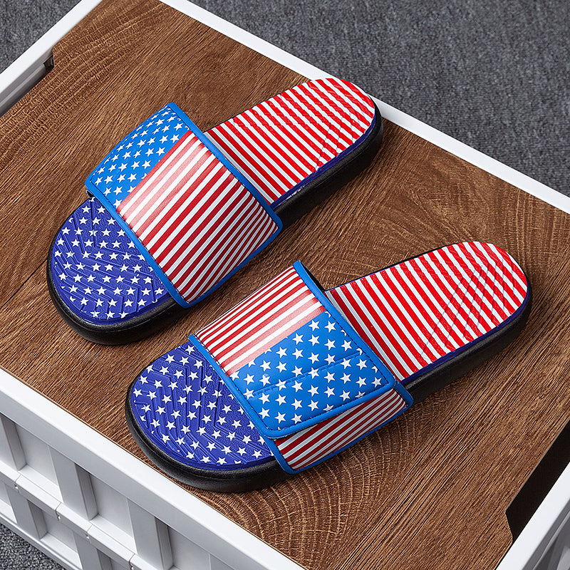 Quicksurf Men's Stars & Stripes Slide Sandal