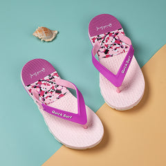 Quicksurf Women's Tropical Flip Flops with Comfort Arch