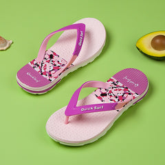 Quicksurf Women's Tropical Flip Flops with Comfort Arch